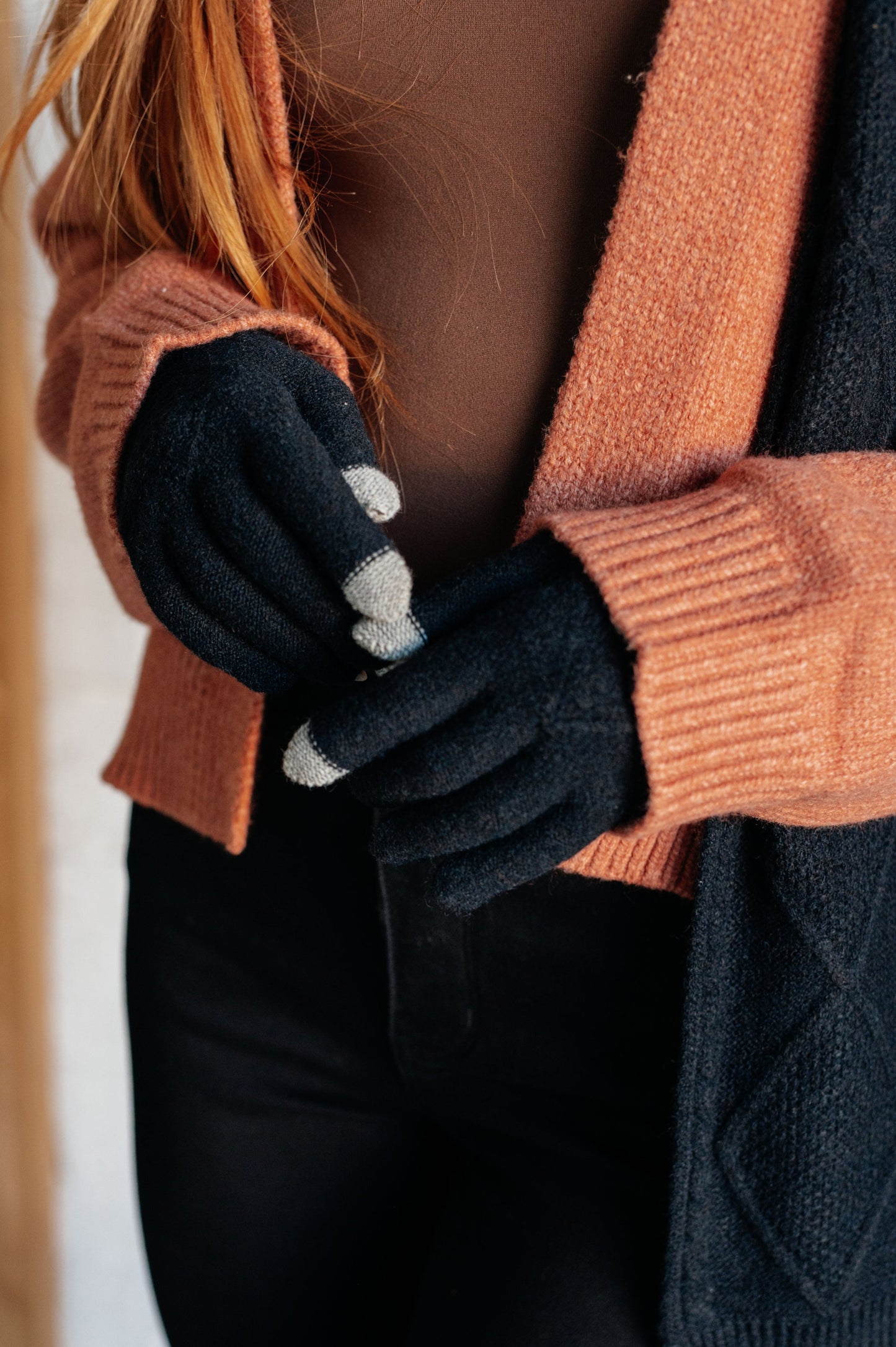 Day 4 - Jane Frost Beanie, Glove, and Scarf Set In Black