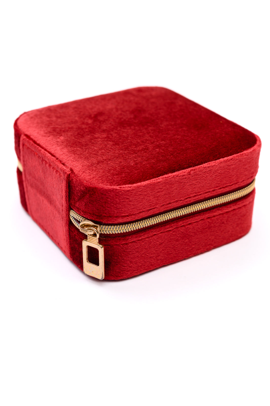 Day 5 - Kept and Carried Velvet Jewelry Box in Red