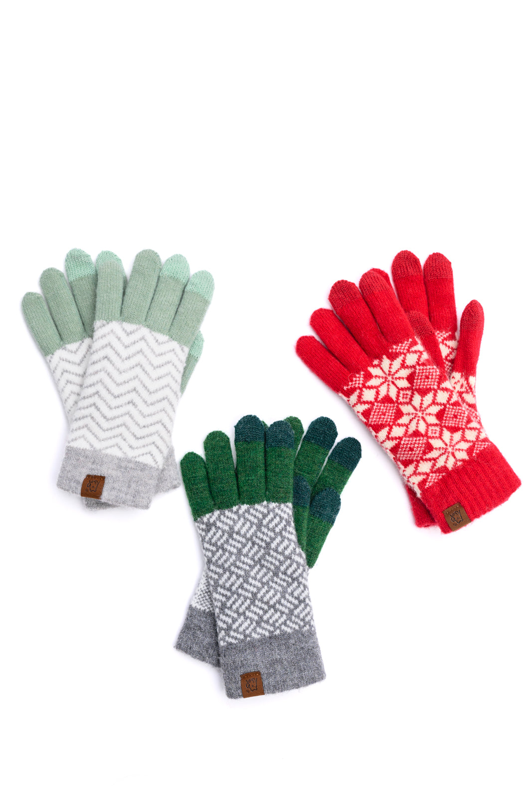 Day 15 - Touch and Go Patterned Glove Trio