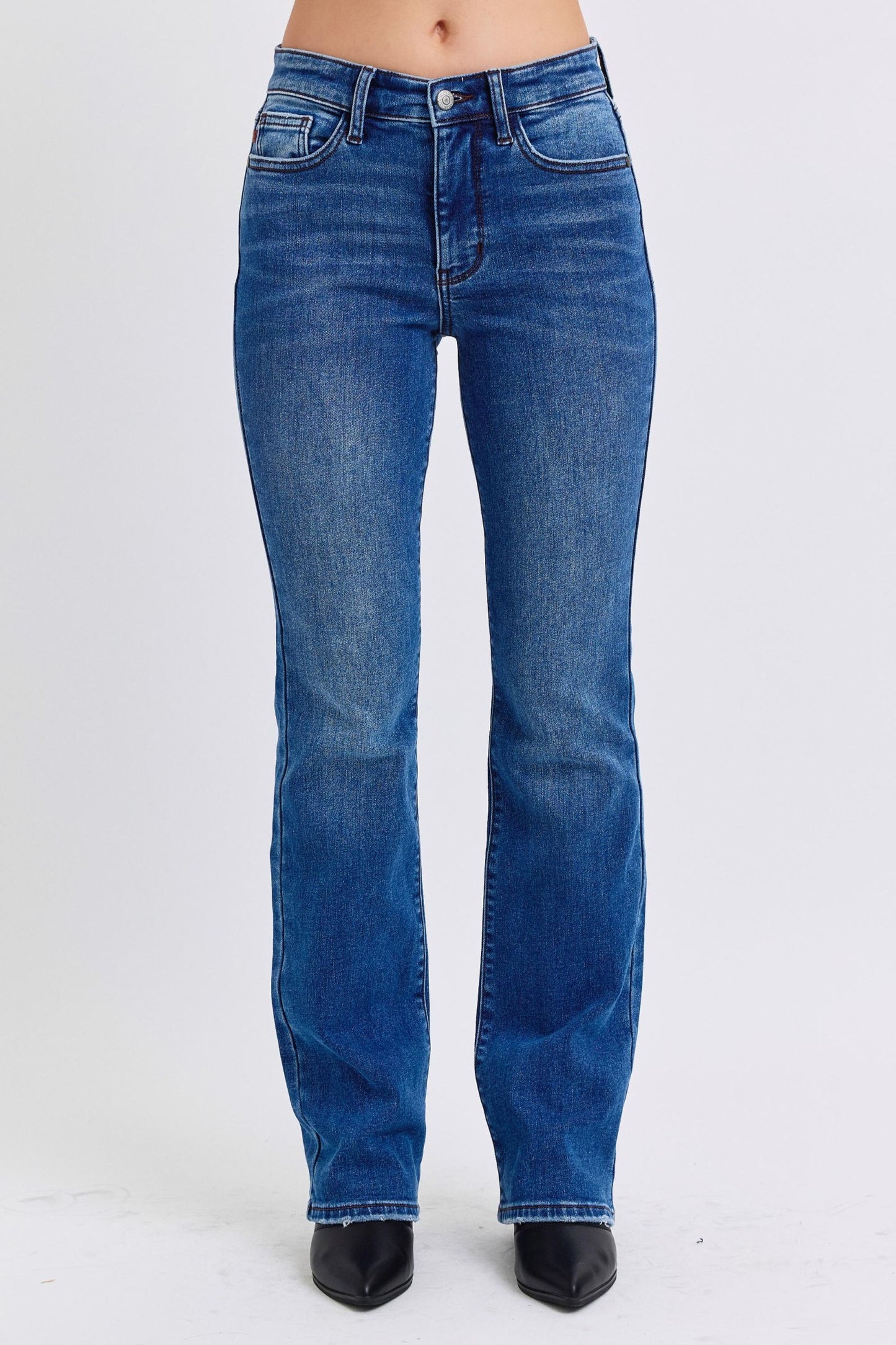 Day 17 - Judy Blue Mid-Rise Bootcut Jeans with Thermal Lining