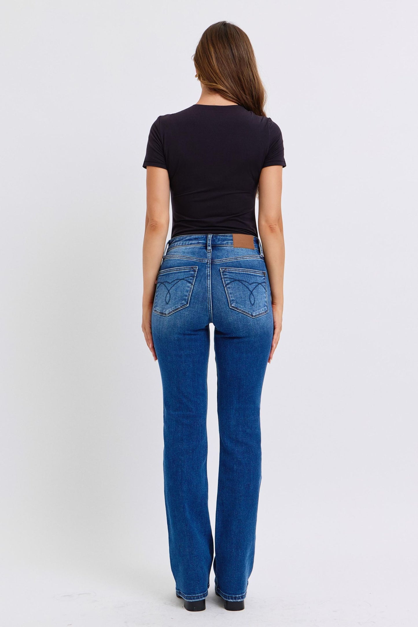 Day 17 - Judy Blue Mid-Rise Bootcut Jeans with Thermal Lining