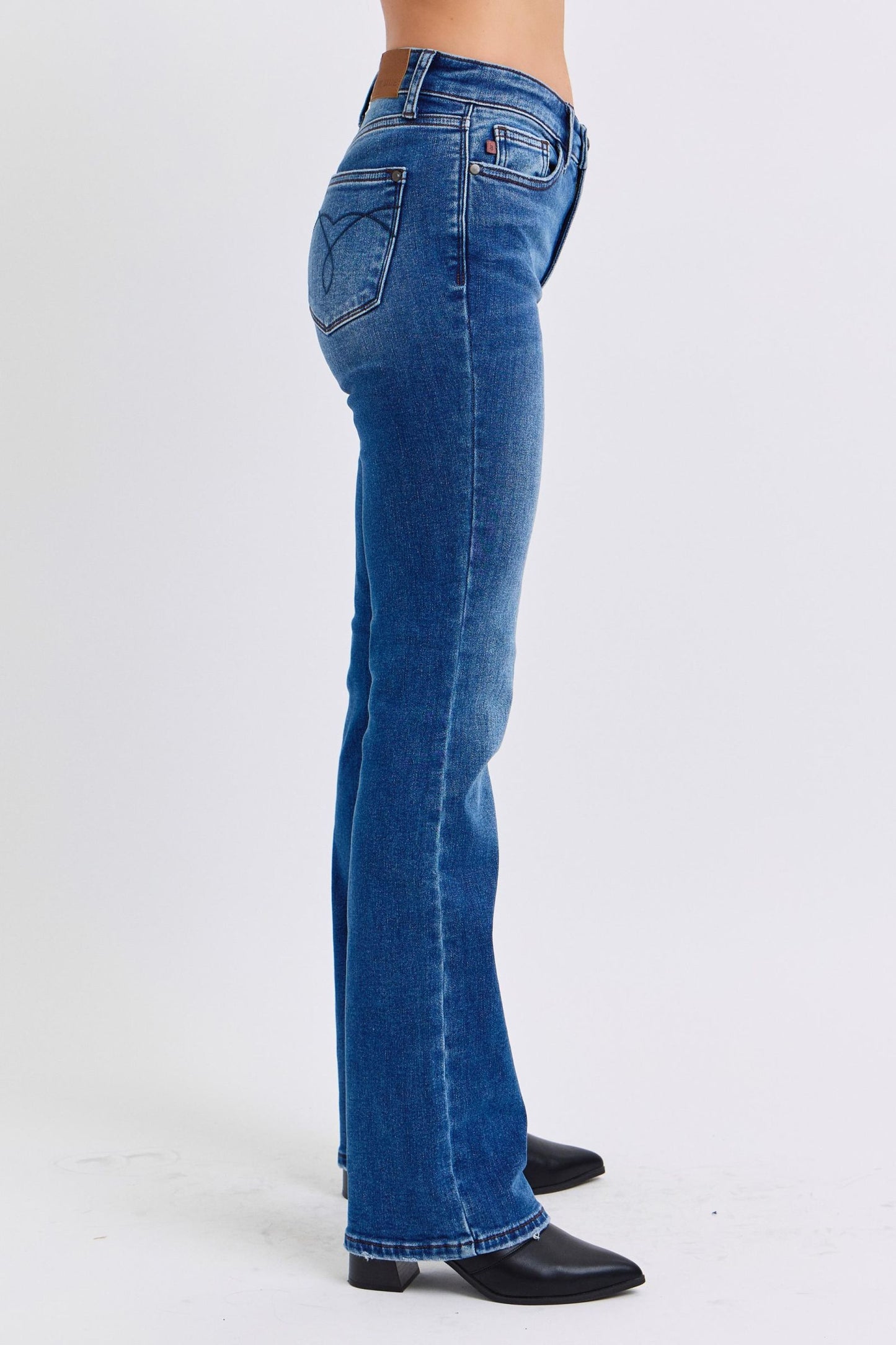 Day 17 - Judy Blue Mid-Rise Bootcut Jeans with Thermal Lining