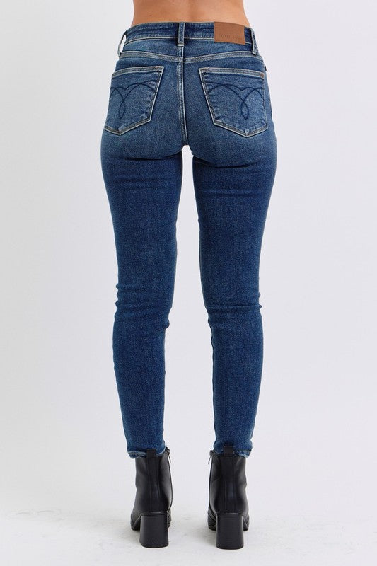 Day 17 - Judy Blue Mid-Rise Waist Skinny Jeans with Thermal Lining