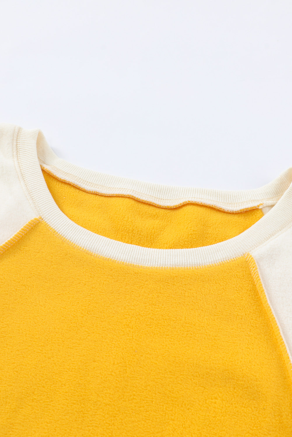 Round Neck Dropped Shoulder Color Block