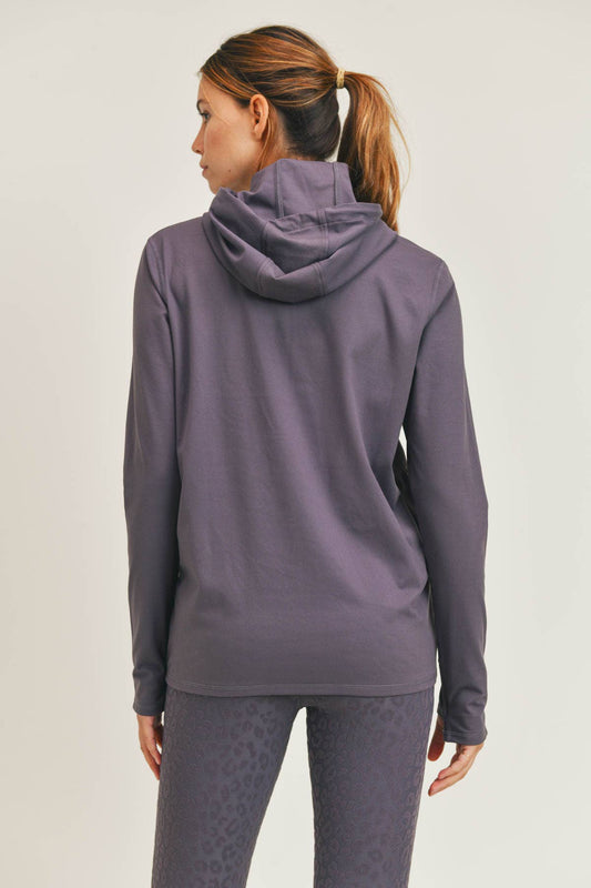 Boxy Active Essential Hoodie Pullover