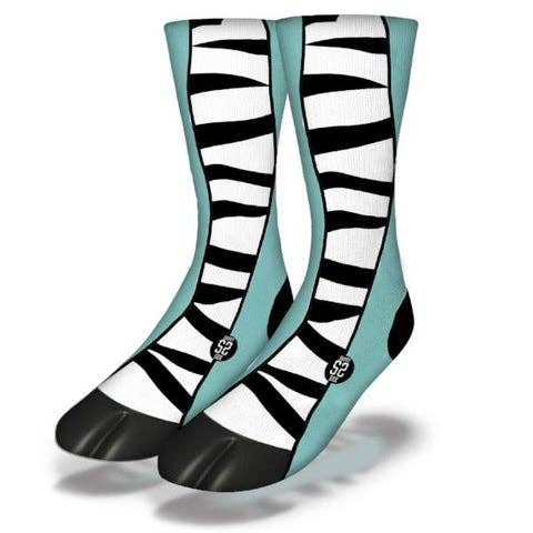 CRAZY ZEBRA LEGS Funny Animal Socks